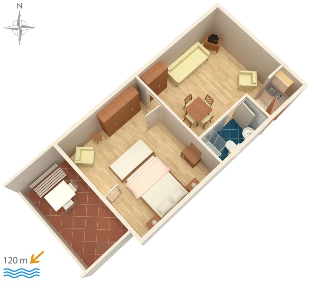 Apartment Novi Vinodolski 5558B Экстерьер фото